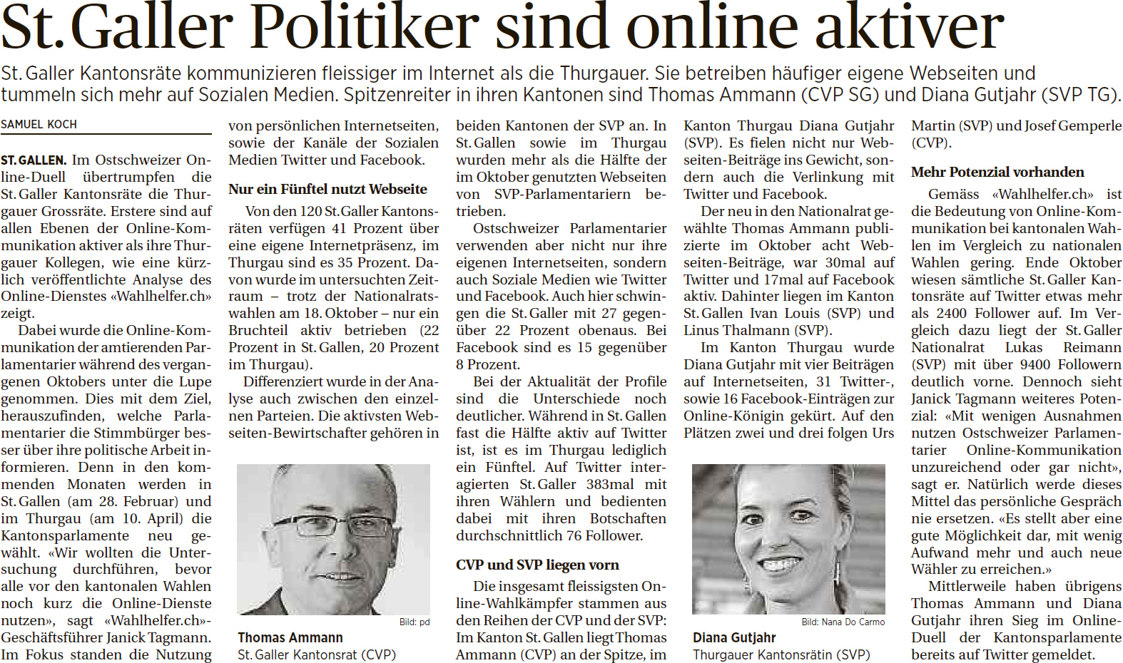 20% - St. Galler Tagblatt